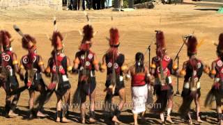 Yimchunger tribe perform their traditional dance in Nagaland [upl. by Shelah222]