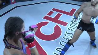 World Class Fight League 32 fight5 Shane Mistretta vs Gita Figueroa [upl. by Suoicserp]