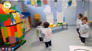 Instalación El monstruo de colores en Infantil  Fundación Colegio Bérriz [upl. by Cohlier]