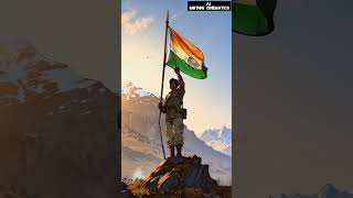 quotBeyond the Peaks A Soldiers Oathquot aiart ai india soldier  warrior nationalflag himalayan [upl. by Paget]