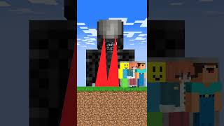 Hide and Seek Alien Challenge Roblox Noob vs Minecraft Noob [upl. by Anaiviv]