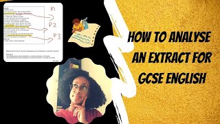 How to analyse an extract for GCSE English  AQA [upl. by Olympium569]