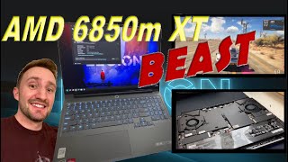 Legion 7 Gen 7 AMD 6850m xt USER review design sound experience thermals gaming [upl. by Leeda624]