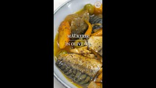 Mackerel in Olive Oil  The Easiest Fish Recipe You Can Make shorts [upl. by Anuaf384]