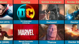 Comparison Marvel Vs DC Extended Universe [upl. by Rox]