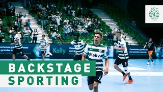 BACKSTAGE SPORTING  Sporting CP x K Schaffhausen Andebol [upl. by Rider254]