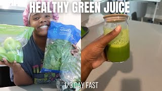 Healthy Green Juice Recipe 3 Day Juice Cleanse Day 1 [upl. by Bloem]