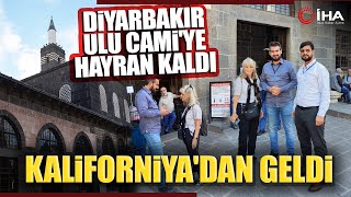 Kaliforniyadan Gelen 81 Yaşındaki Kadın Ulu Camiye Hayran Kaldı [upl. by Anohs944]