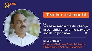 Chirec Public School Owners share how LEAD improved their students English skills [upl. by Ecirtra33]