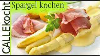 Spargel kochen Einfach lecker und traditionell Das Rezept [upl. by Nileuqcaj]