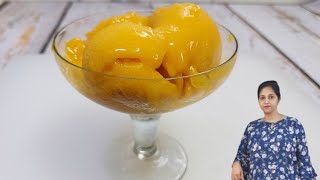 How to Make Creamy Mango Sorbet in Kitchenif Best IceCream Maker 3 Ingredients Mango Sorbet Recipe [upl. by Chaffin]