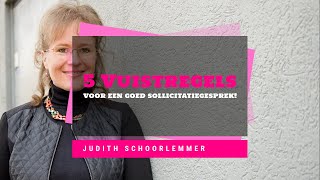 5 Vuistregels voor een goed sollicitatiegesprek hoevoerikeensollicitatiegesprek loopbaancoaching [upl. by Notsirhc]