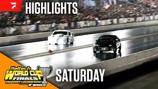 World Cup Finals Import vs Domestic Saturday Qualifying amp E1  Drag Racing Highlights 11224 [upl. by Yatnuahc]