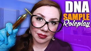 ASMR Doctor Roleplay DNA Sample Taking Face Ears and Scalp [upl. by Innavoij]