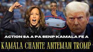 GWO NOUVELKAMALA HARRIS FE YON ACTION SIMBOLIK KI FE TOUT MOUN SEZIANTEMAN TROMP CHANTE [upl. by Liggett]