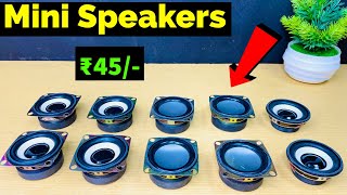 Mini speakers Review 2inch 4ohm 3w  Woofer 😱😱 Best Speaker ​⁠Electronicsproject99 [upl. by Woodley448]