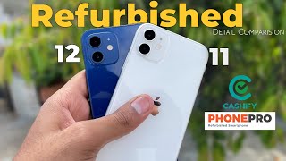 Refurbished iphone 12 vs iphone 11 Detail Comparision 🔥 which one to buy  🤔 [upl. by Thedric458]