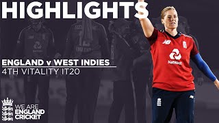 England v West Indies  Highlights  Jones Hits 55 From 37  4th Vitality IT20 2020 [upl. by Lucina]