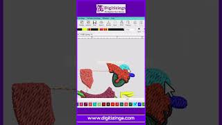 Bull Digitizing Design for Embroidery digitizingservice digitizing embroiderydesigns [upl. by Eran]