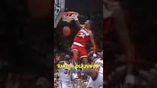 Hakeem Olajuwon’s Legendary Footwork  The Dream’s Masterclass Moves 🔥💯 Hakeem Olajuwon NBA [upl. by Loree]