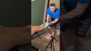 Ungluing squished joints glued pulling toes feet orlandoflorida chiropractor shorts [upl. by Anayit618]