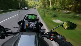 KTM 1290 Superadventure S 2023  Gesäuse Uncut Motorsound [upl. by Ikciv493]