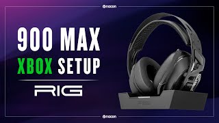 RIG 900 MAX HX Wireless Headset Setup for Xbox Series X and Xbox Series S [upl. by Diogenes]