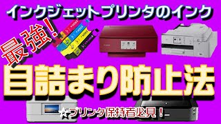 インクジェットプリンターの最強インク目詰まり対策 [upl. by Godspeed388]