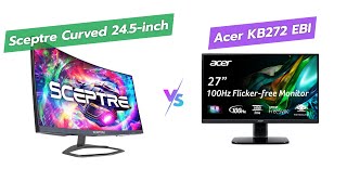 🏆 Monitor Showdown Sceptre vs Acer 🎮 [upl. by Zorina]