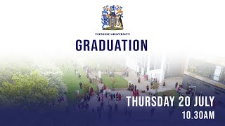 Teesside University Graduation Thursday 20 July 2023  1030am [upl. by Dhruv960]