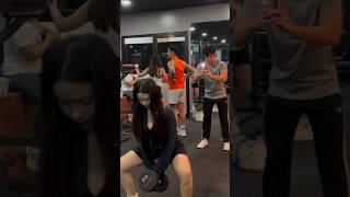 Harassment at the gym 🤣 gym workout sports training gymworkout workoutmotivation shorts [upl. by Atenahs261]