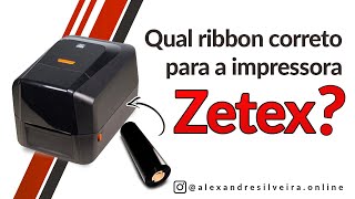 Qual o Ribbon Correto para Impressora Zetex Z50X [upl. by Grishilde947]