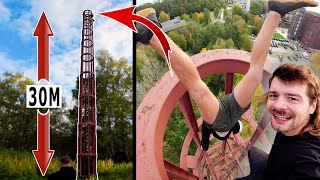 HANDSTAND auf 30 METERN PARKOUR auf Zeche Zollverein in ESSEN  Jan Schlappen [upl. by Halima]