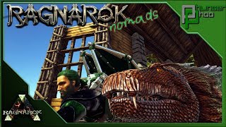 Ark Ragnarok Nomads 21  TITANOBOA TAMING WITH SARCOS AND PARACERS [upl. by Aicilf]