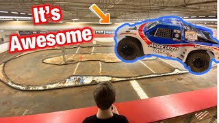 Team Associated Pro SC10 2wd First run at the off road track Hoosier RC Hobbyplex [upl. by Rannug616]