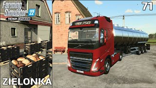 Selling bread and transporting milk to the dairy  ZIELONKA  Farming Simulator 22  Ep71 [upl. by Timrek]