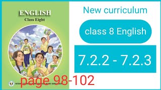 class 8 english chapter 7  page 98102  class 8 english 722 and 723 [upl. by Kehr]