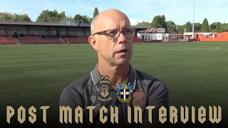 Tamworth FC Vs Sutton United Post Match Interview [upl. by Eihtak282]