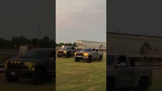 Raptor R VS Ram TRX Supercharged shorts edit automobile [upl. by Ardiedak551]