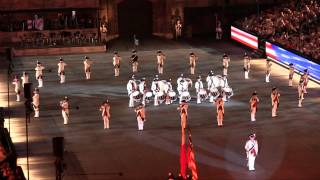 2012 Basel Tattoo 05 Middlesex County Volunteers 18 July [upl. by Rakso597]