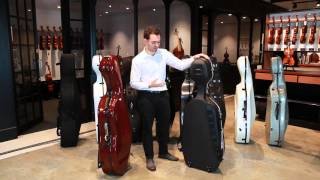 Cello Case Comparison  Bam Gewa Hiscox Kreisler amp SSC [upl. by Oned719]