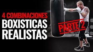 4 COMBINACIONES REALISTAS QUE DEBERIAS PRACTICAR EN BOXEO [upl. by Hiroko102]