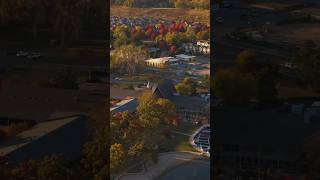 The West End Is The Best End 💯🍂🍁 TheHamptonsOfTheMidWest DroneShot LeafPeeping FallVibes [upl. by Ianahs]