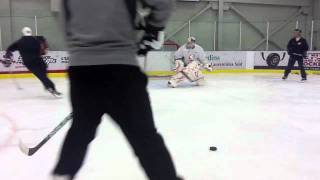 Brandon Maxwell Summer 2011 Goalie Practice [upl. by Yrehc]