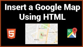 Insert a Google Map to Your Website [upl. by Krasnoff]