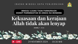 LIVE STREAM Ibadah Minggu GKPA Penjernihan 24 NOVEMBER 2024 [upl. by Siuqcram]