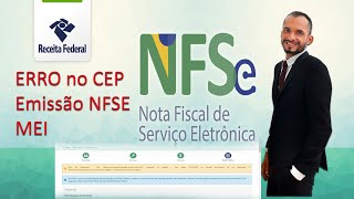 ERRO NO CEP  EMISSÃO DA NFSE MEI [upl. by Llertnek]