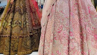 Bridal Lehenga Premium Designs in 5 star Collection  Premium with Reasonable Shade  Chandni Chowk [upl. by Ahtnama]