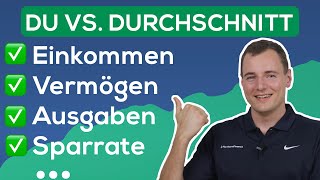 So stehst du im Vergleich zum deutschen Durchschnitt da [upl. by Gokey]