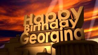 Happy Birthday Georgina [upl. by Soutor]